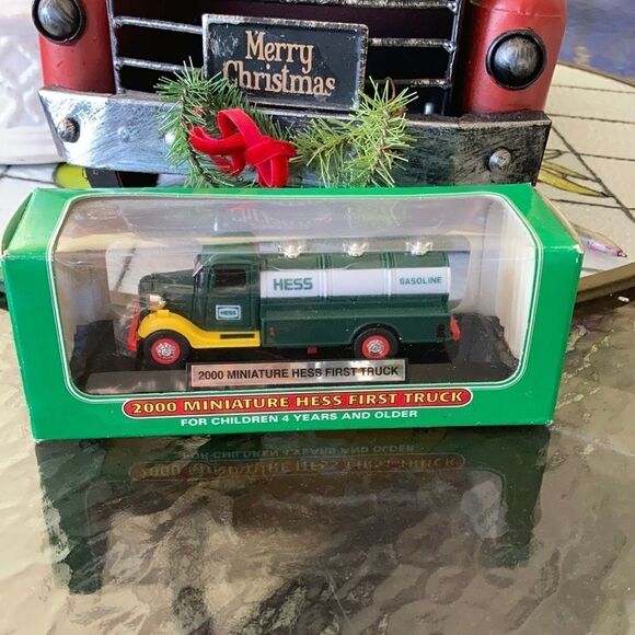 hess Other - 2000 Miniature Hess First Truck New Vintage NIB